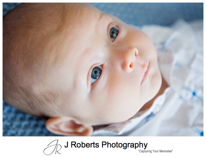 Baby Portrait Photography Sydney in Family Home Hornsby with 12 Weeks Old Baby Boy